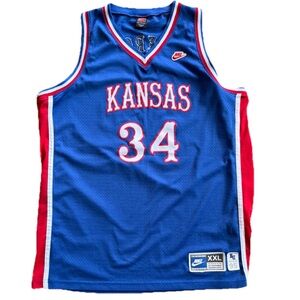 Vintage Kansas Jayhawks Paul Pierce Jersey XXL Nike Team College Basketball